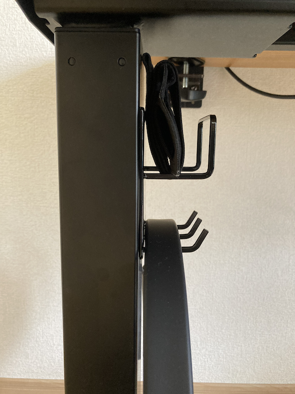 リングコンを吊るした図の横からの眺め