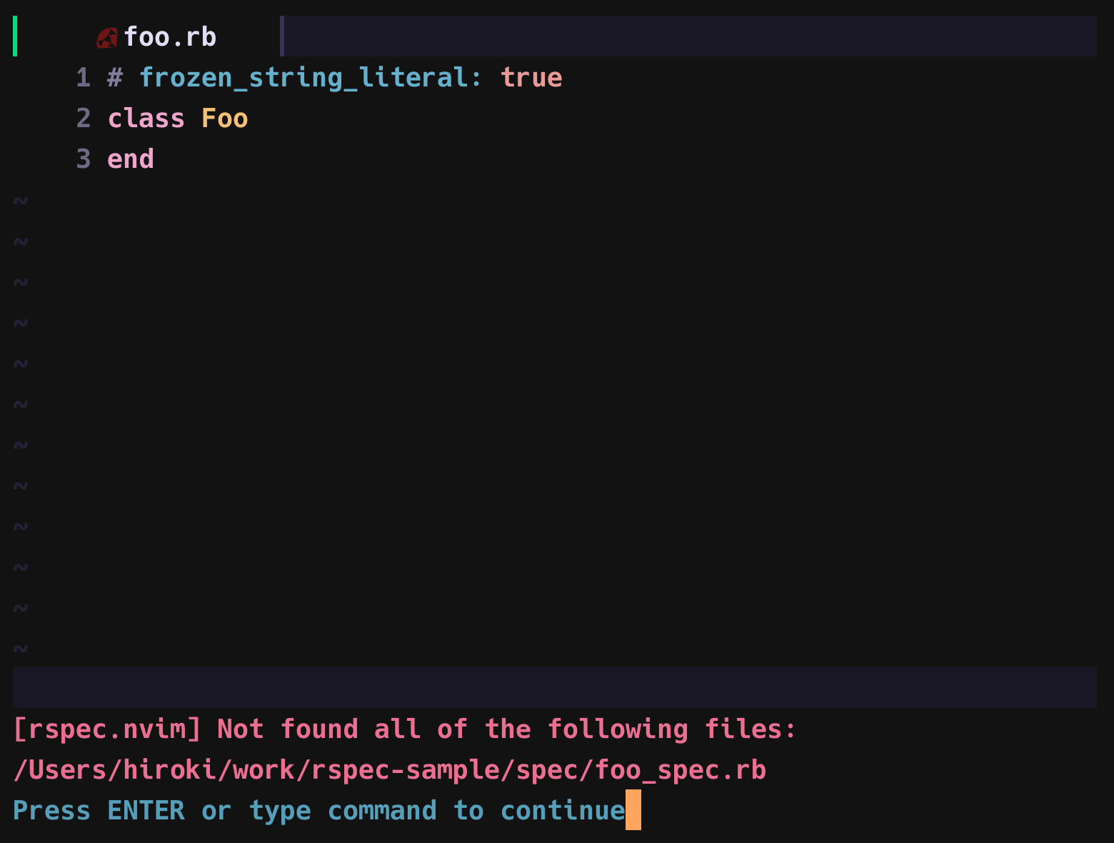 ジャンプ先のファイルが見つからなかったとき