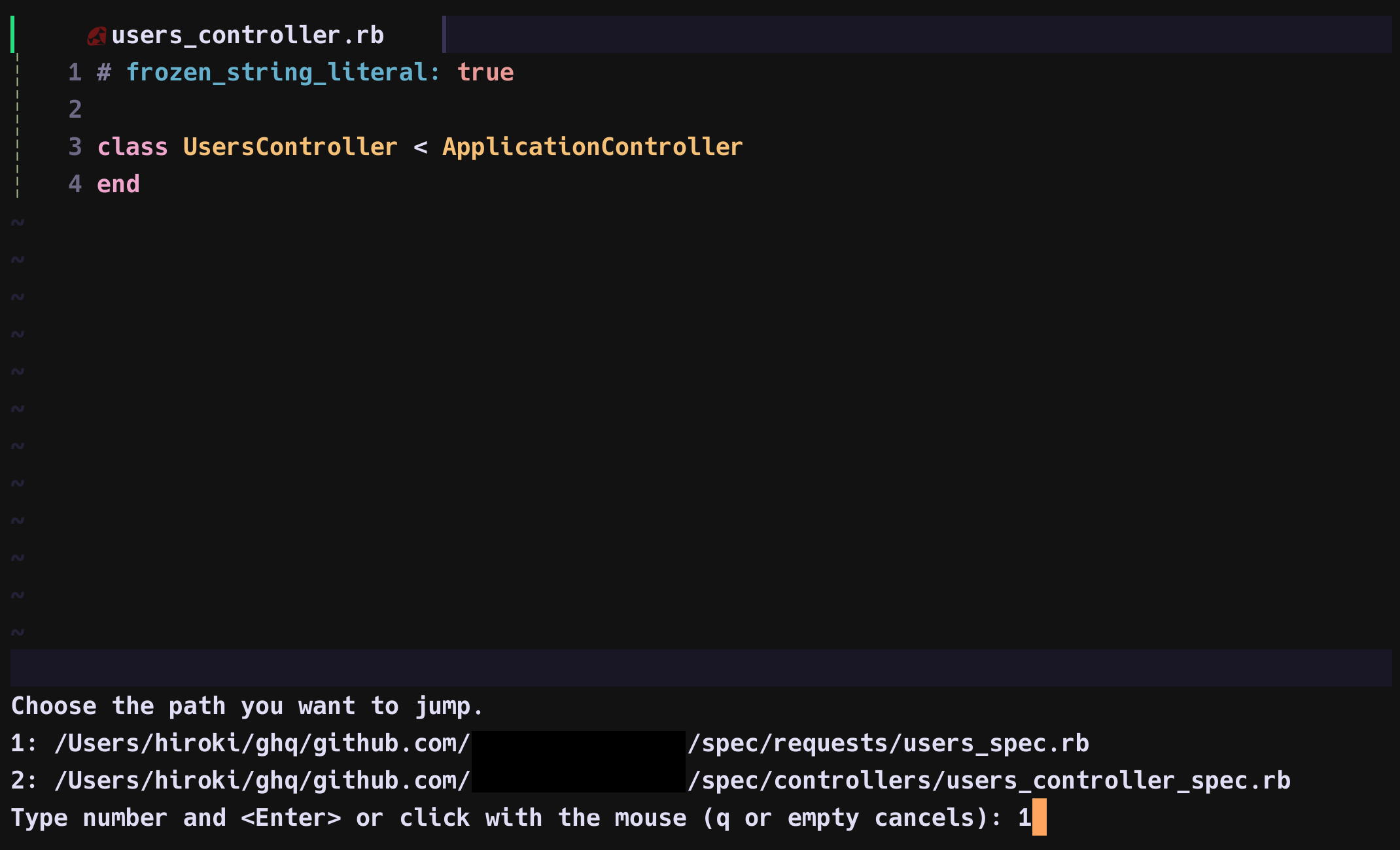 複数の候補が存在する場合のUI